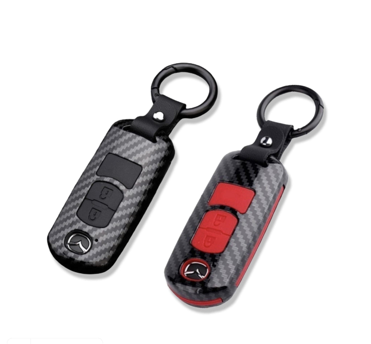 Mazda key cover | Mazda 3, 2, 6, CX-3, CX-5 car key cover | Carbon fibre design | Mazda Accessories - Keysleeves