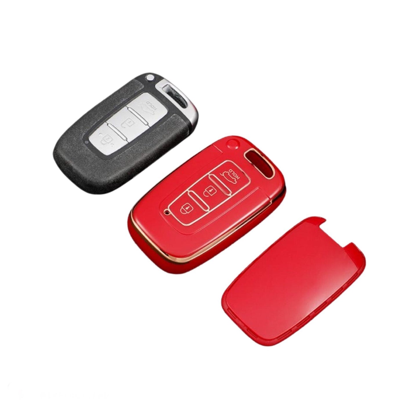 Hyundai key cover Red | 2009-13| Veloster, i30, accent, ix35, tucson | Hyundai Accessories - Keysleeves