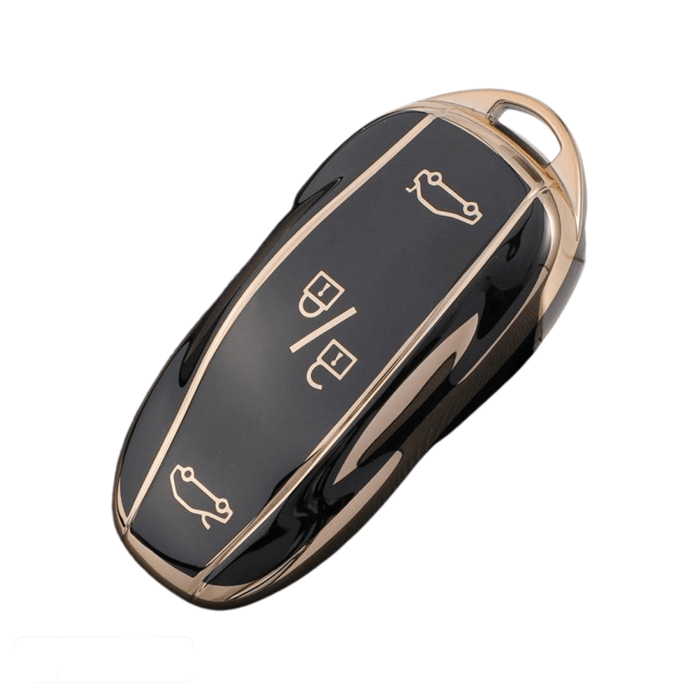 Tesla Key fob cover black Model S, Model 3 and Model Y red | Tesla key cover case Tesla Accessories - Keysleeves
