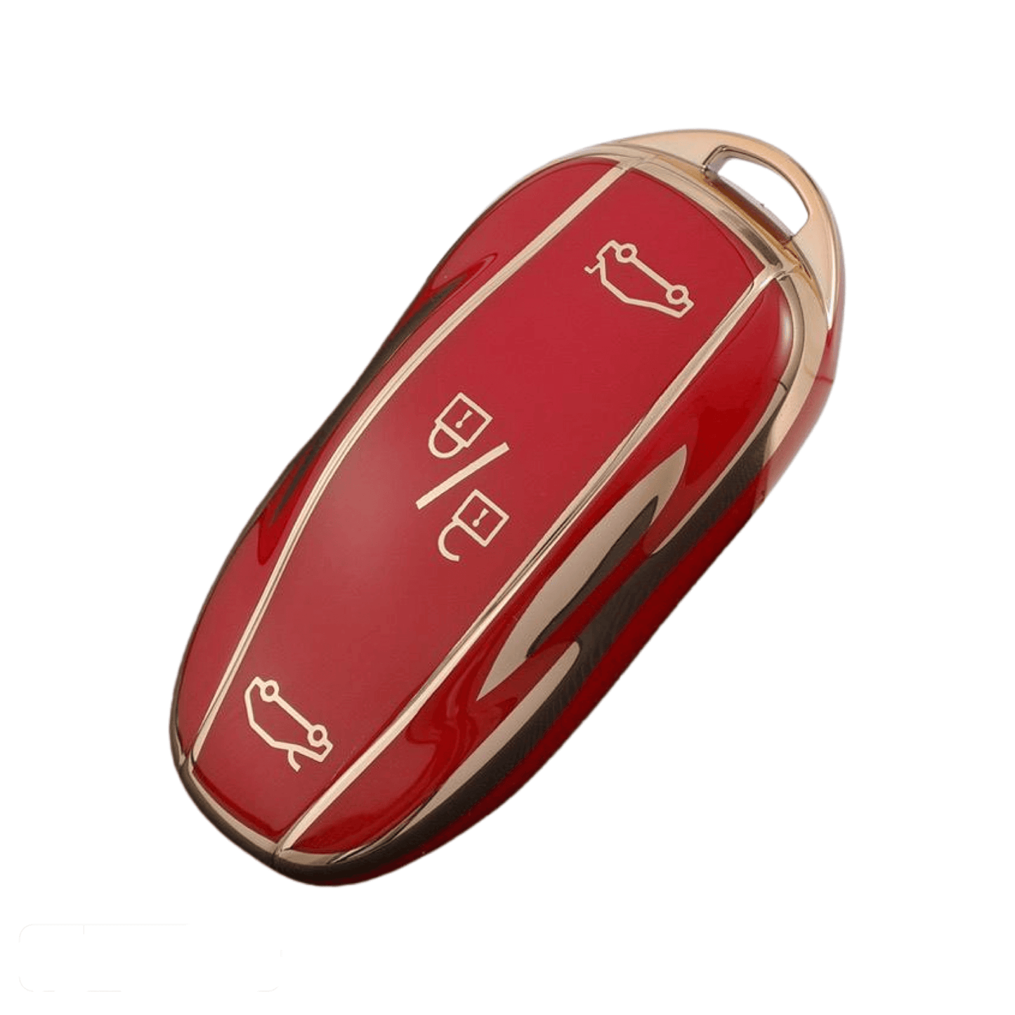 Tesla Key fob cover Model S, Model 3 and Model Y red | Tesla key cover case Tesla Accessories - Keysleeves