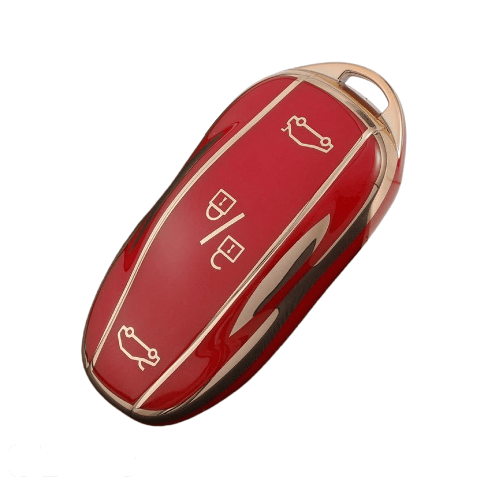 Tesla Key fob cover Model S, Model 3 and Model Y red | Tesla key cover case Tesla Accessories - Keysleeves
