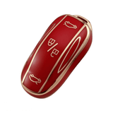 Tesla key cover red for Model X | Key fob cover | Tesla Accessories - Keysleeves