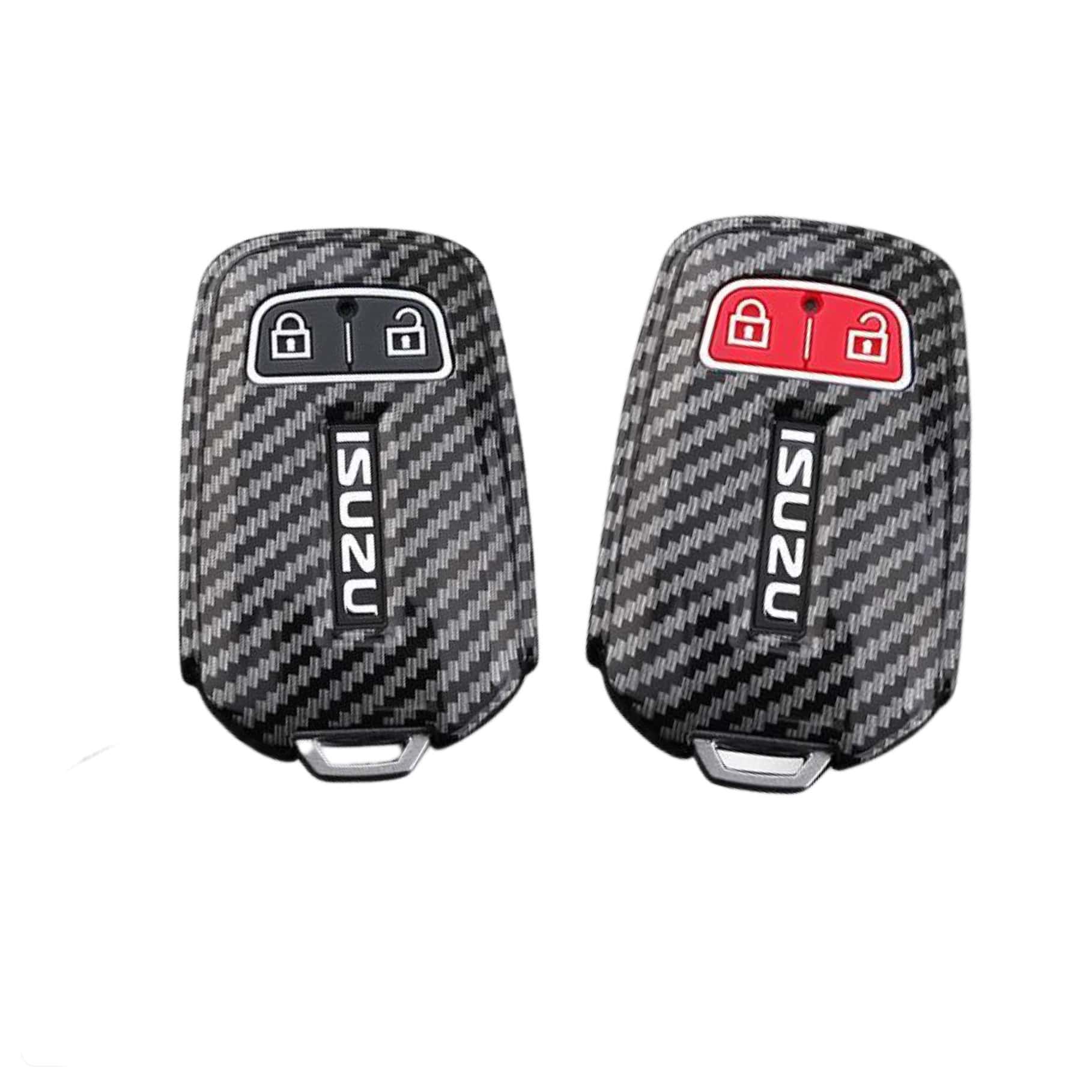 Isuzu Key cover carbon fibre | D-Max and MU-X | Isuzu accessories - Keysleeves 