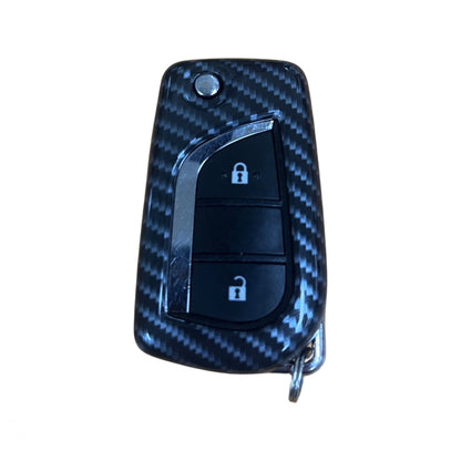 Toyota Key Cover carbon fibre pattern | Corolla, Camry, Hilux, RAV4 Key fob cover | Toyota Accessories - Keysleeves