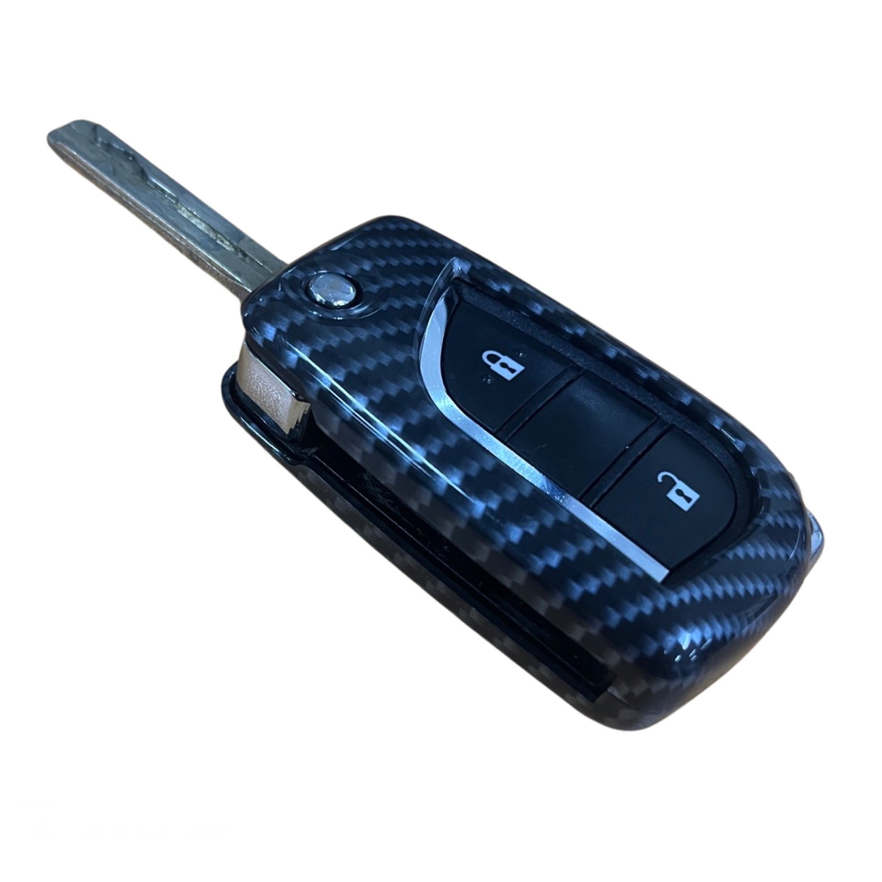Toyota Key Cover carbon fibre pattern | Corolla, Camry, Hilux, RAV4 Key fob cover | Toyota Accessories - Keysleeves