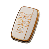 Land Rover key cover white | Range Rover, Freelander, Evoque, Discovery key fob case | Land Rover Accessories - Keysleeves