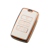 Land Rover key cover white | Range Rover, Freelander, Evoque, Discovery key fob case | Land Rover Accessories - Keysleeves