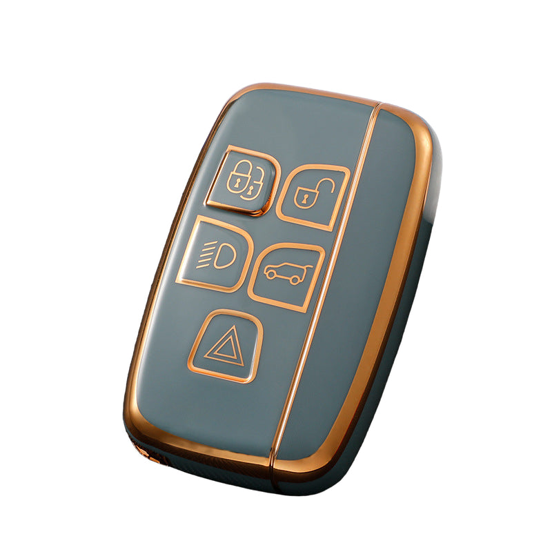 Land Rover key cover blue | Range Rover, Freelander, Evoque, Discovery key fob case | Land Rover Accessories - Keysleeves