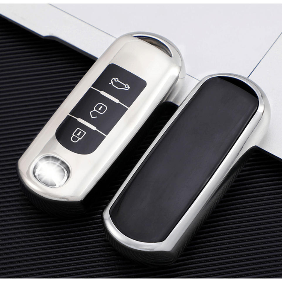 Mazda Key cover | Mazda 2, 3, 6, CX-3, CX-5 (3-button) car key cover | Mazda Accessories - Keysleeves