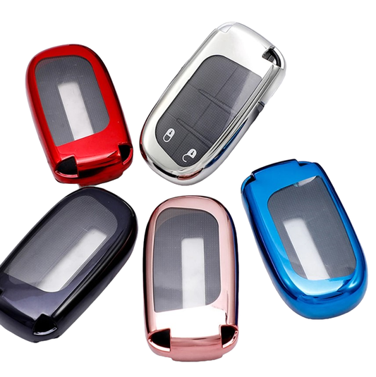 Jeep key cover | Grand Cherokee, Renegade, Wrangler, Compass, Gladiator, Patriot key fob cover | 2013-2018 | Jeep Accessories - Keysleeves