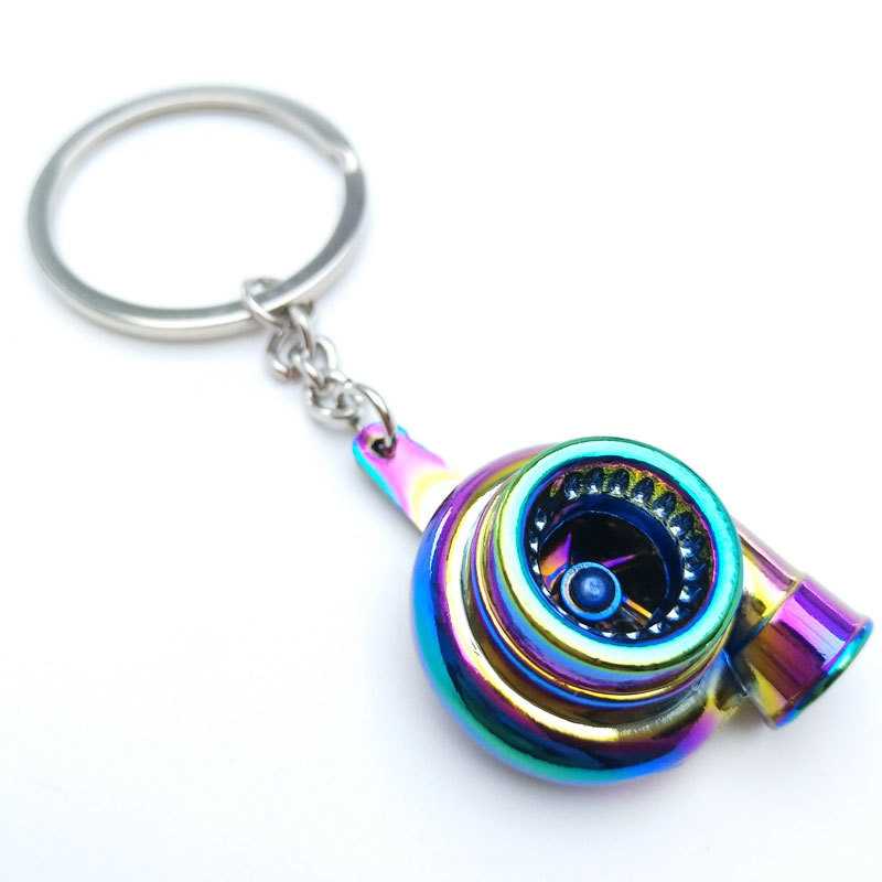 Turbo Keychain accessory | Metal alloy in 3 colours | Keysleeves car accessories