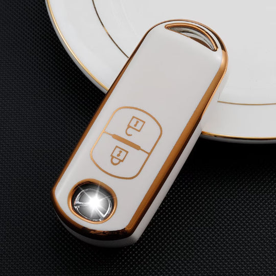 Mazda Key cover | Mazda 2, 3, 6, CX-3, CX-5 (2-button) car key cover | Mazda Accessories - Keysleeves
