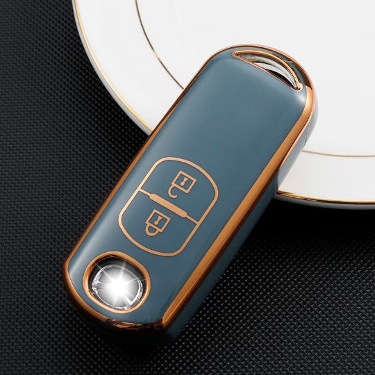Mazda Key cover | Mazda 2, 3, 6, CX-3, CX-5 (2-button) car key cover | Mazda Accessories - Keysleeves
