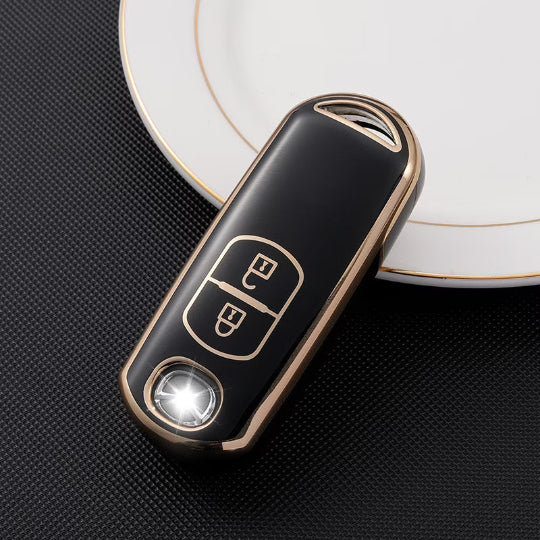 Mazda Key cover | Mazda 2, 3, 6, CX-3, CX-5 (2-button) car key cover | Mazda Accessories - Keysleeves