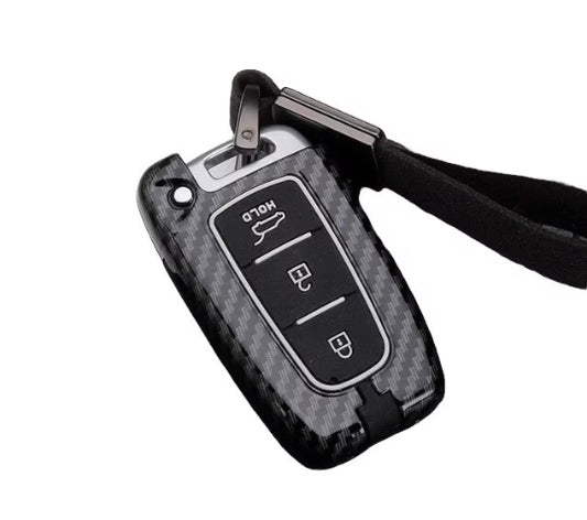 Hyundai key cover | Veloster, i30, accent, ix35, tucson key fob cover carbon fibre design | Hyundai Accessories - Keysleeves