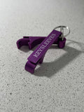 Bottle Opener Keyring With Keysleeves Logo