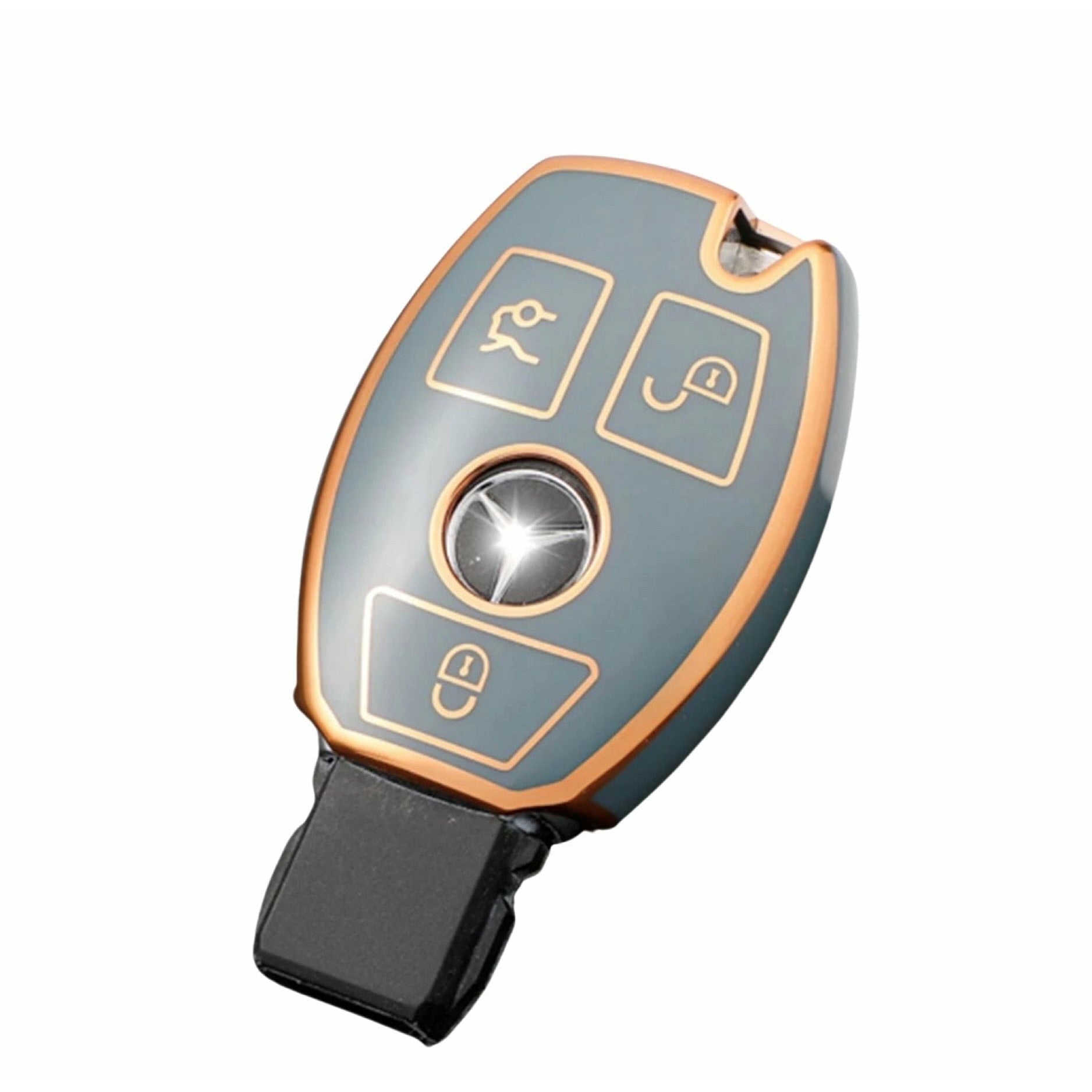 Mercedes-Benz key cover blue | A class, C class, E Class | Mercedes Accessories - Keysleeves