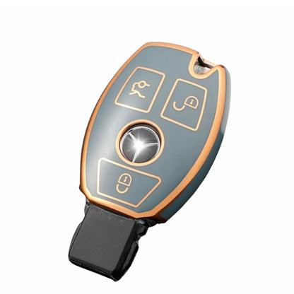 Mercedes-Benz key cover blue | A class, C class, E Class | Mercedes Accessories - Keysleeves