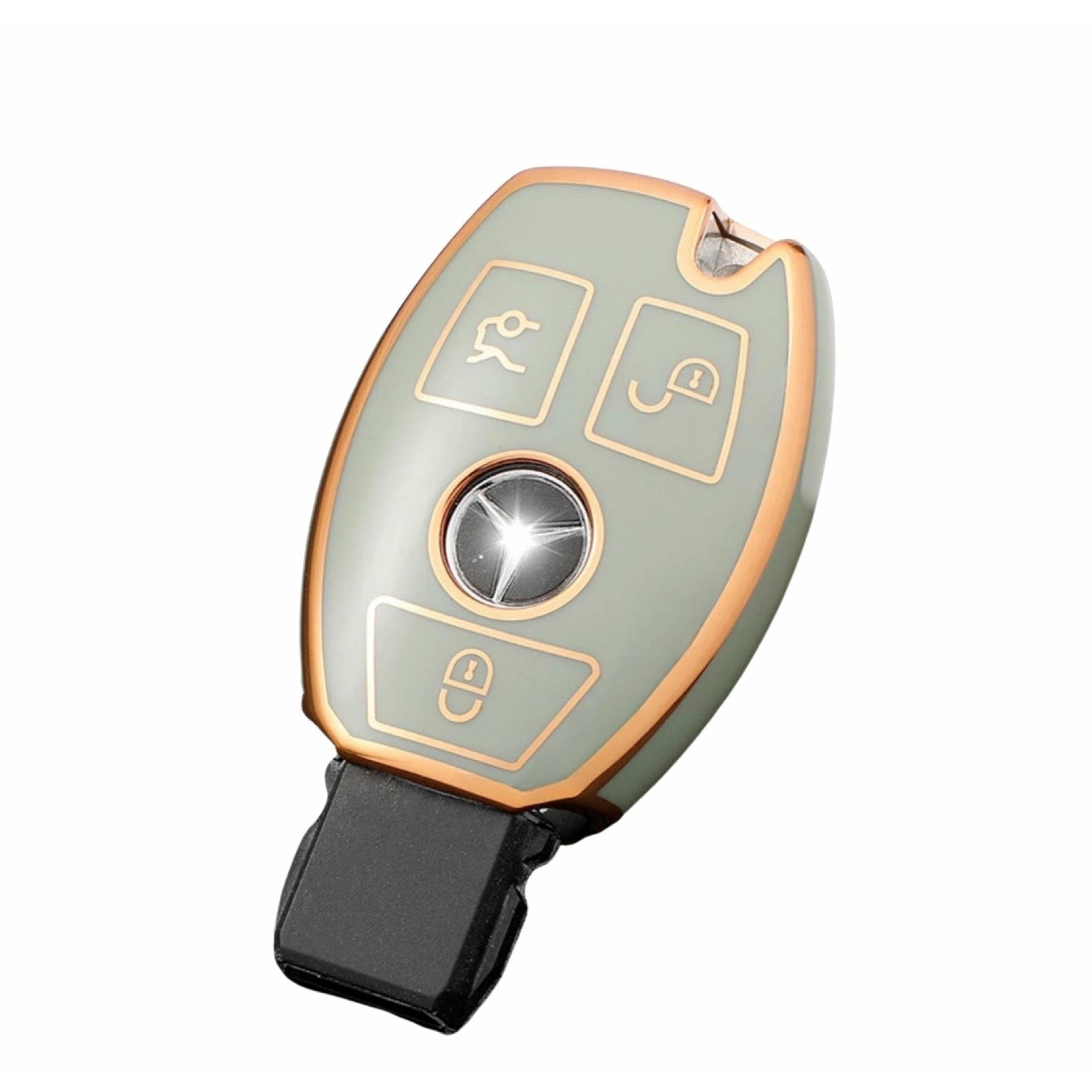 Mercedes-Benz key cover green | A class, C class, E Class | Mercedes Accessories - Keysleeves