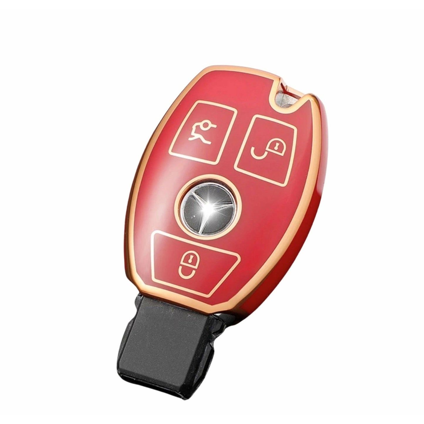 Mercedes-Benz key cover red | A class, C class, E Class | Mercedes Accessories - Keysleeves
