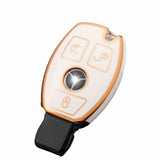 Mercedes-Benz key cover white | A class, C class, E Class | Mercedes Accessories - Keysleeves